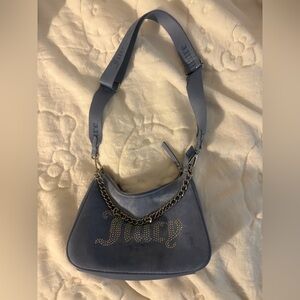 Juicy Couture Blue Shoulder Bag with Chain
